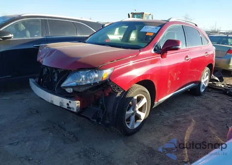 2010 Lexus Rx 350 z USA, uszkodzony, nr VIN 2T2BK1BA1AC065585